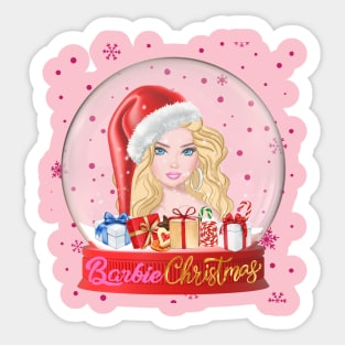 barbie christmas Sticker